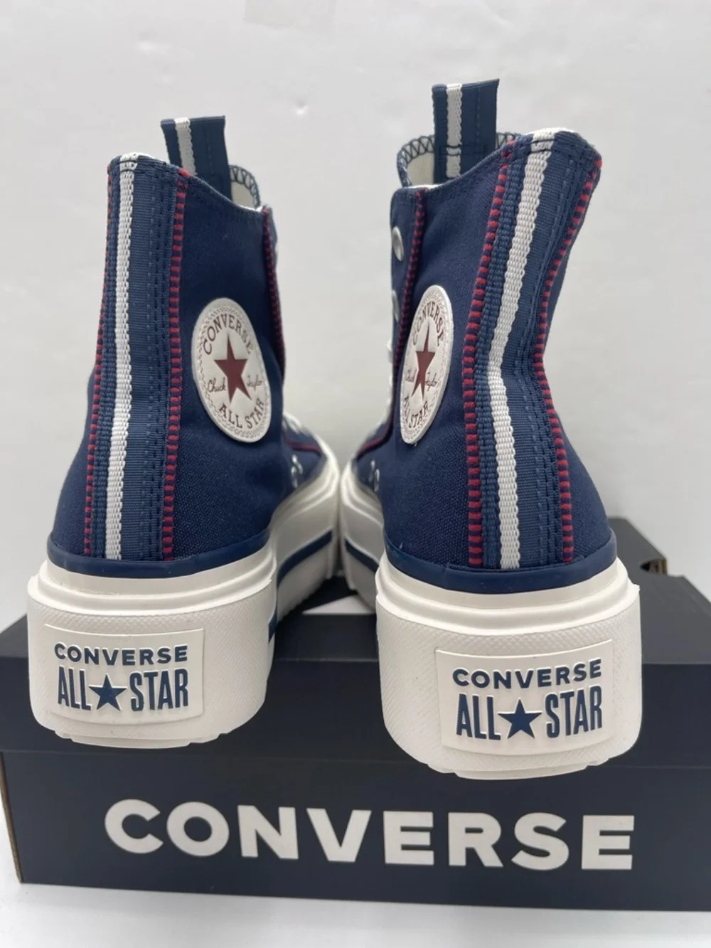 Converse WMNS Chuck Taylor All Star High Top Platform Sneakers Size 7 419252C - Picture 13 of 16